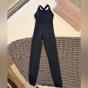 Fashion Nova Sport Midnight Black Jumpsuit